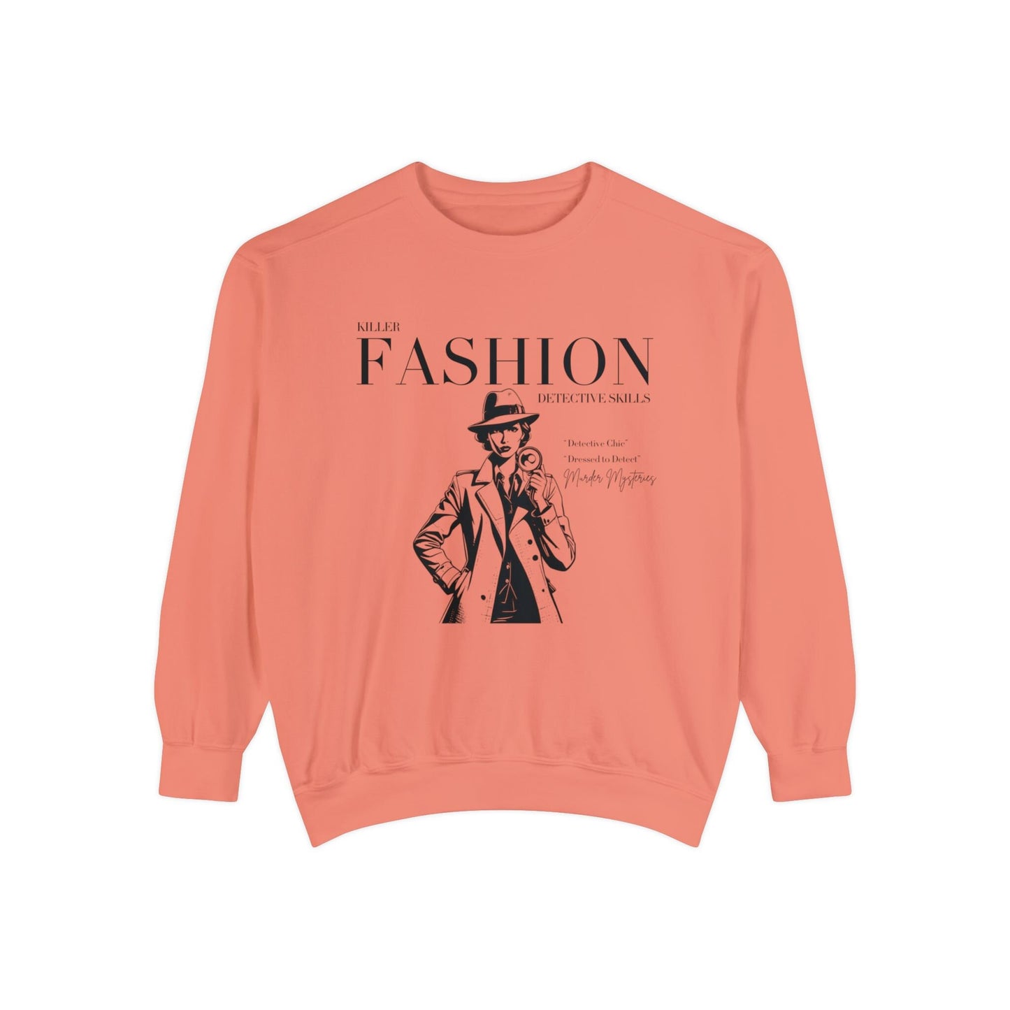 killer fashion detective skills black text