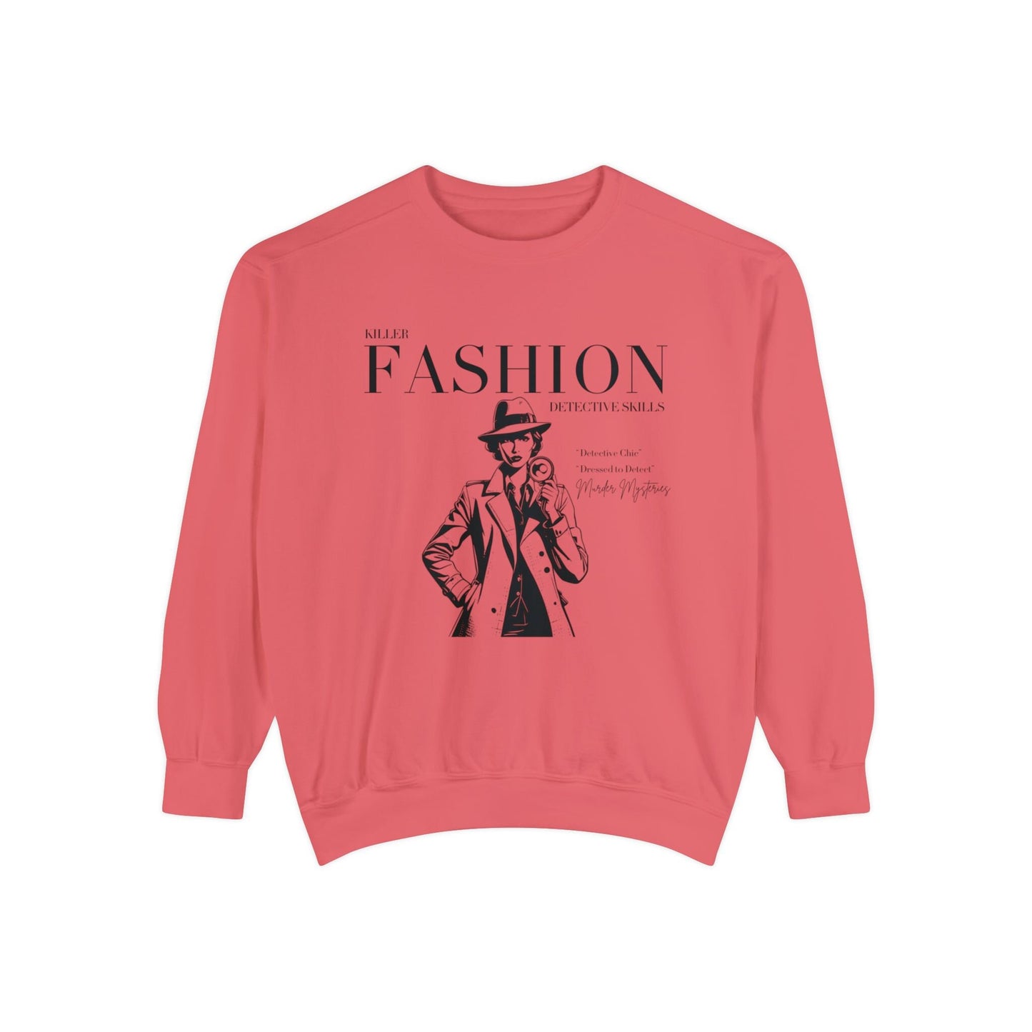 killer fashion detective skills black text
