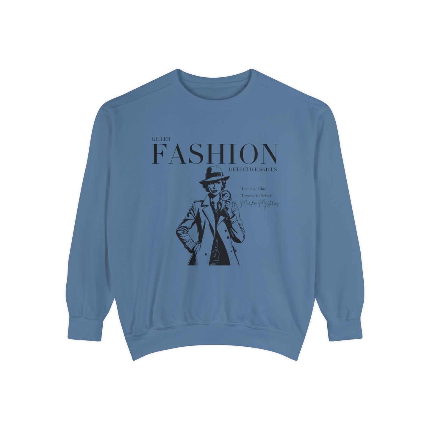 killer fashion detective skills black text