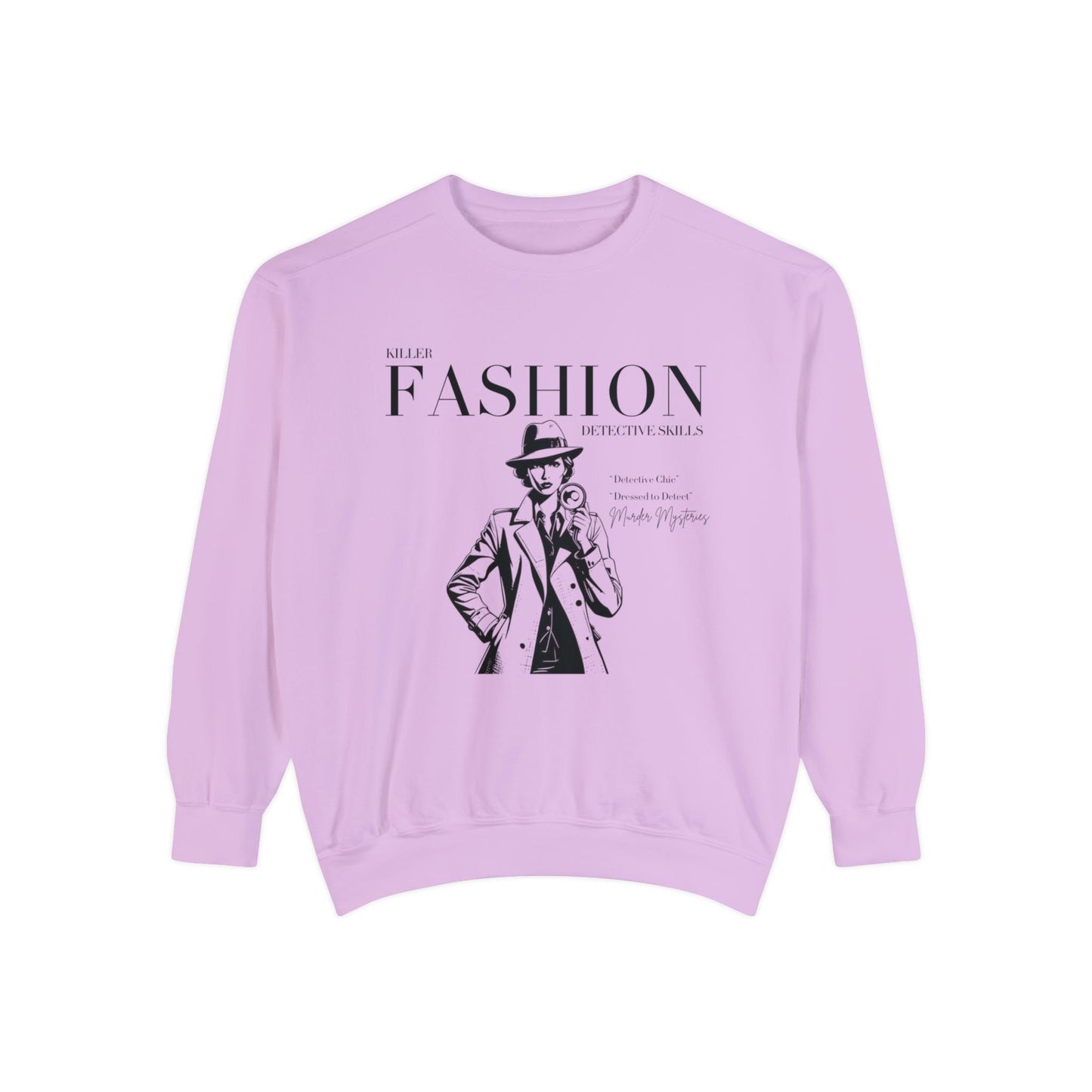 killer fashion detective skills black text
