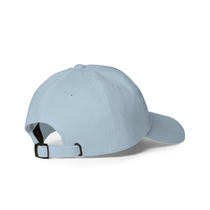 This light blue dad hat features a vintage adjustable strap, ideal as a gift for her or as a funny dad hat with an embroidered design. Perfect for fans of sarcasm, this hat offers style and humor with a classic look.