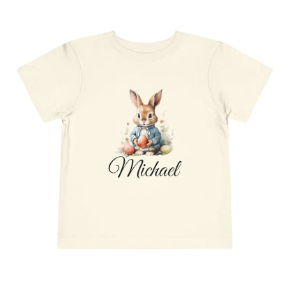 Easter-Themed Toddler Boy Short Sleeve Tee in Vibrant Colors - Perfect Spring Outfit for Your Little One | Shop Now at D1gital Emporium US