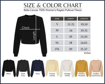 Sizing & Color Chart