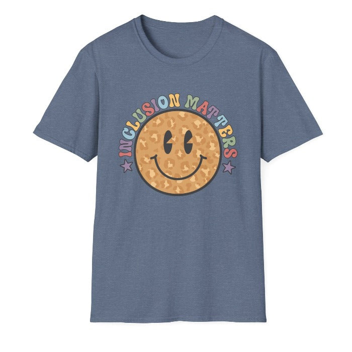 Colorful Autism Awareness Month Unisex T-Shirt - Embrace Neurodiversity with our Softstyle Tee | D1gital Emporium US.