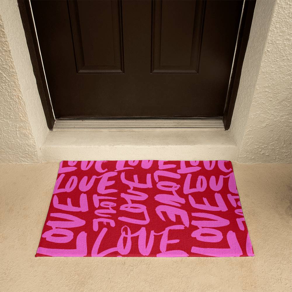 Welcome Love at Your Doorstep with the Vibrant Valentine's Day Doormat - The Perfect First Impression for Guests and a Daily Reminder of Affection for Your Home. Discover It Now on D1gital Emporium US!