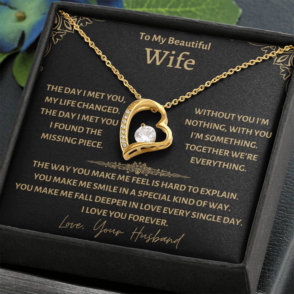 ShineOn Fulfillment Jewelry To My Beautiful Wife - Forever Love