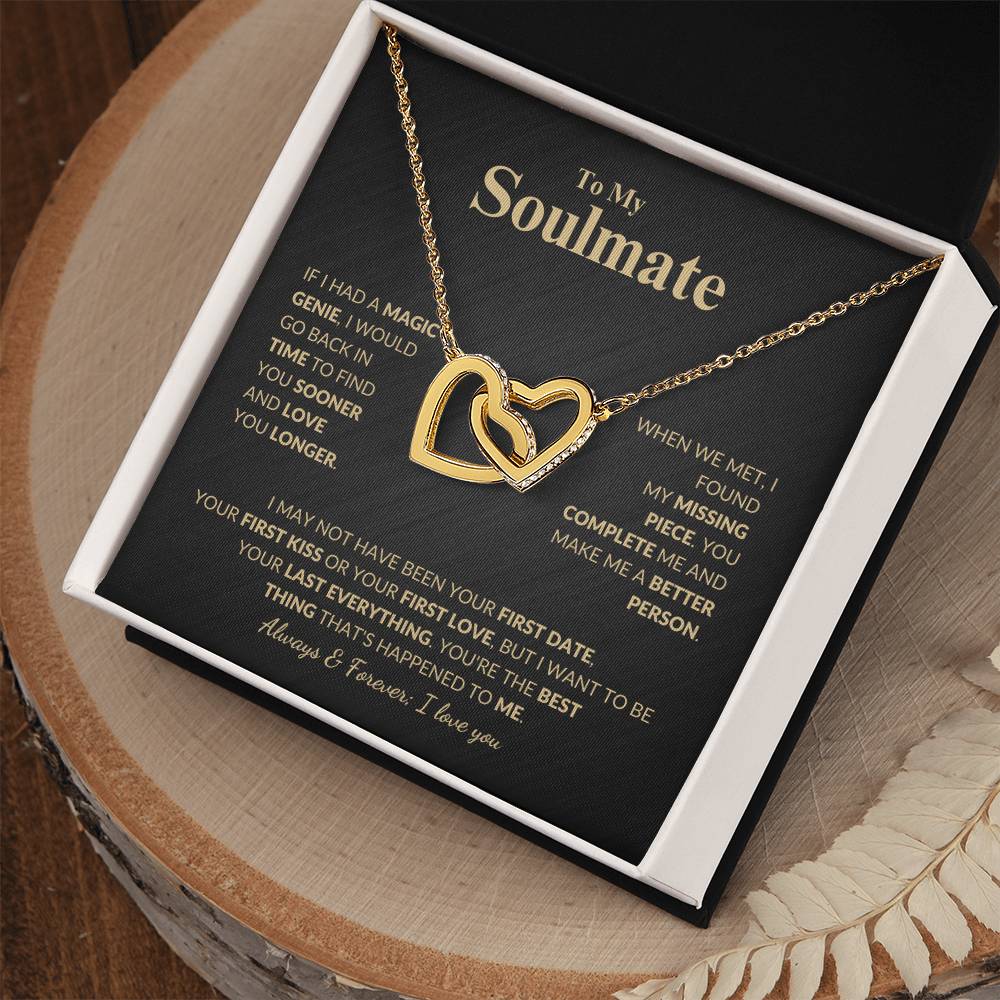 ShineOn Fulfillment Jewelry To My Soulmate, Always and Forever - Interlocking Hearts