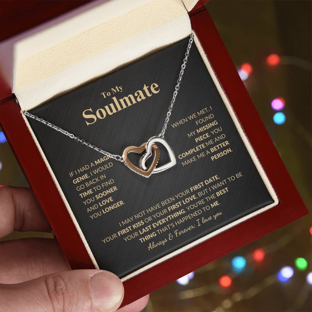 ShineOn Fulfillment Jewelry To My Soulmate, Always and Forever - Interlocking Hearts